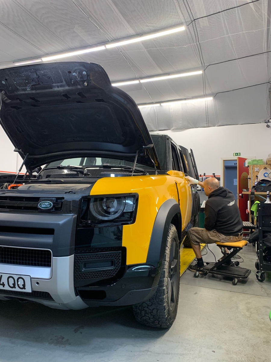 Yellow Defender customization in workshop